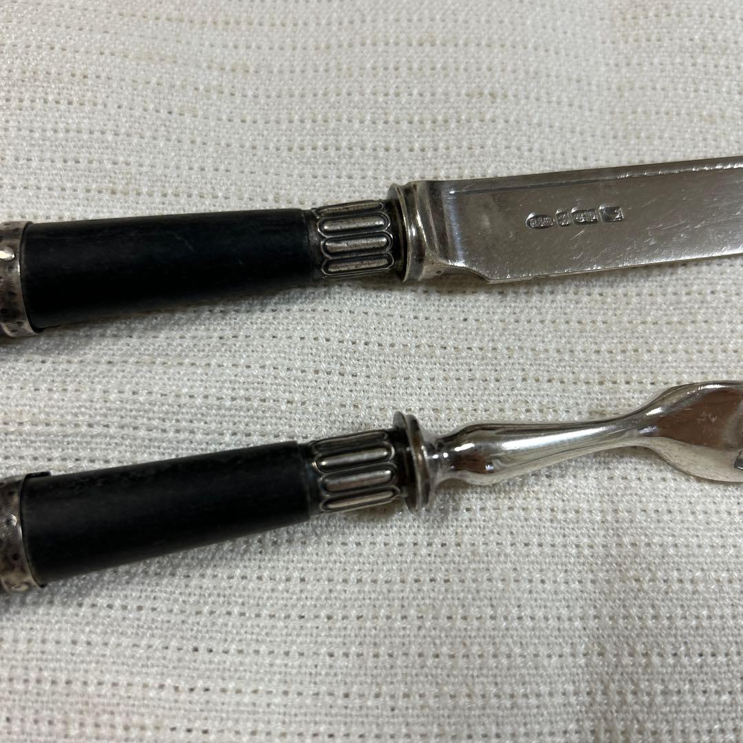 アンティーク　高級　シェフィールド 製　ロバーツ&ベルク　カトラリー　イギリス製