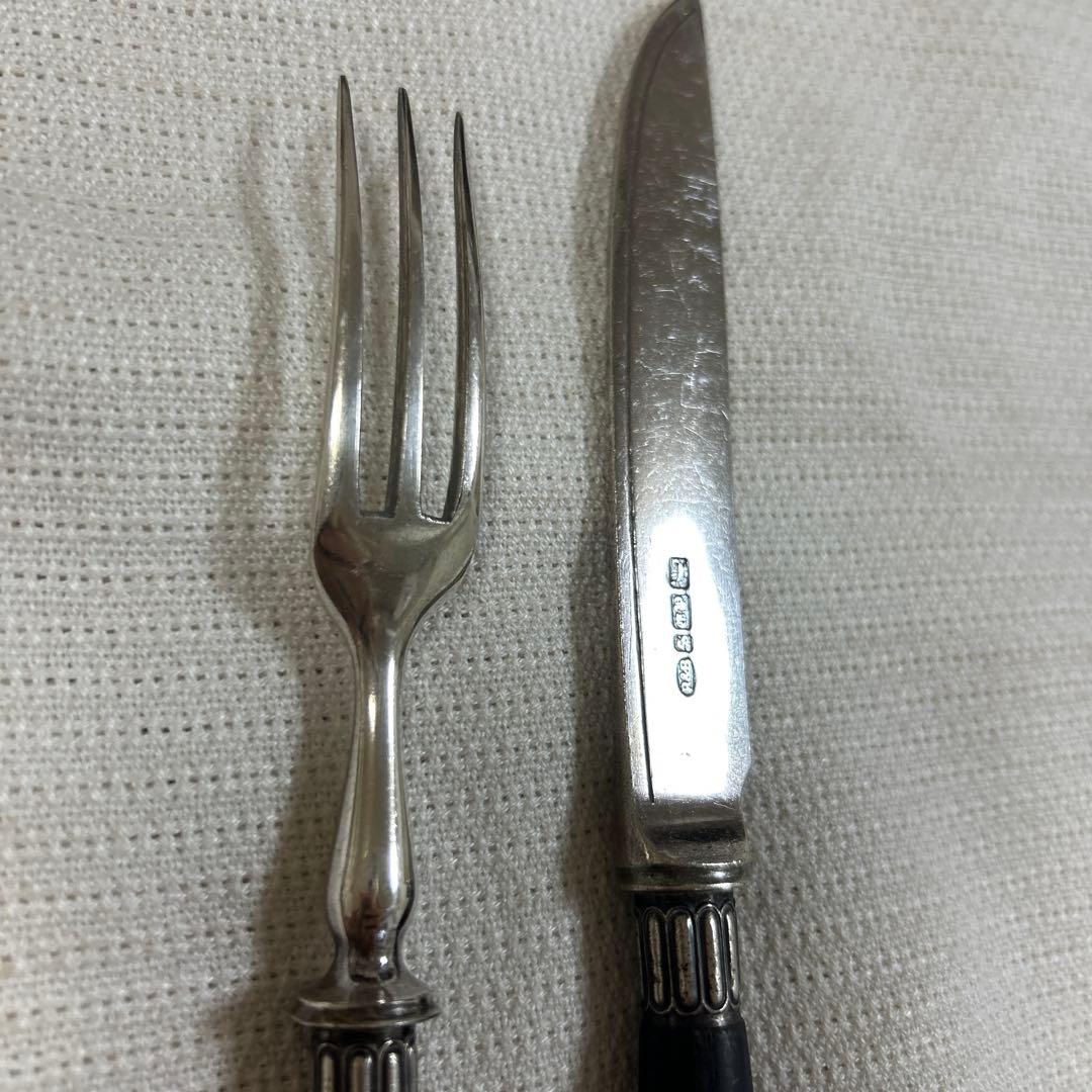 アンティーク　高級　シェフィールド 製　ロバーツ&ベルク　カトラリー　イギリス製