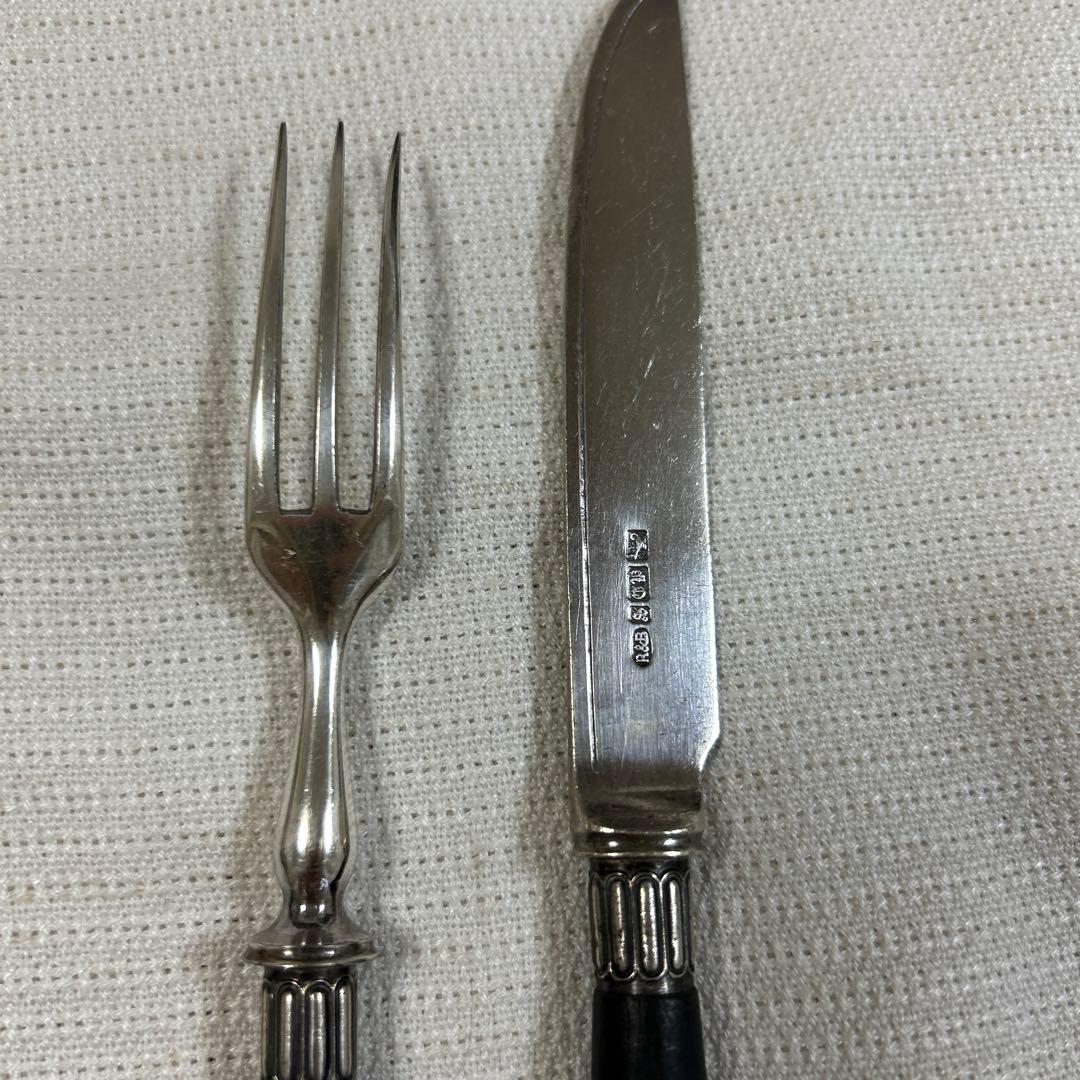 アンティーク　高級　シェフィールド 製　ロバーツ&ベルク　カトラリー　イギリス製