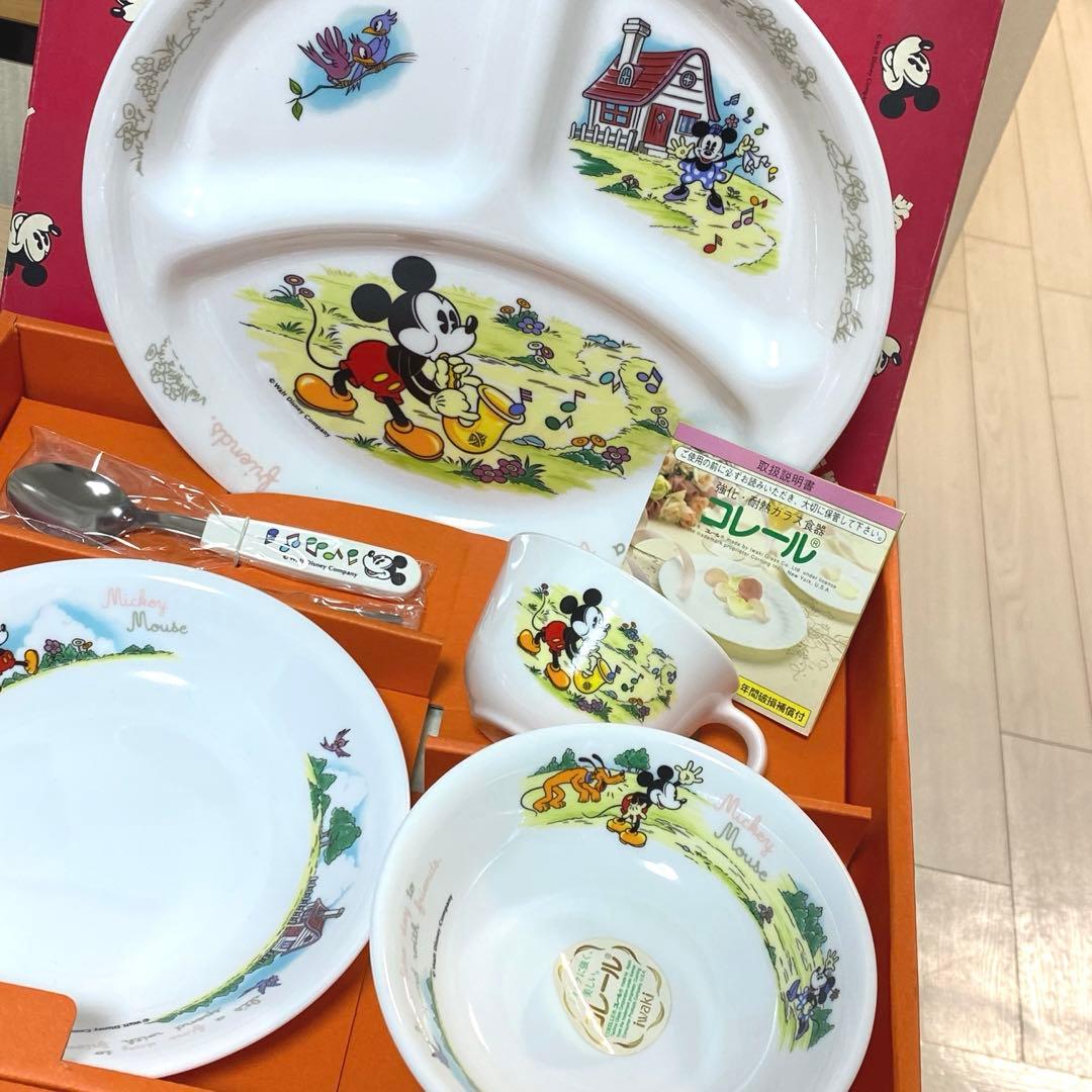 新品未使用＊コレール ディズニー（ミッキー&ミニー） 6点セット 岩城