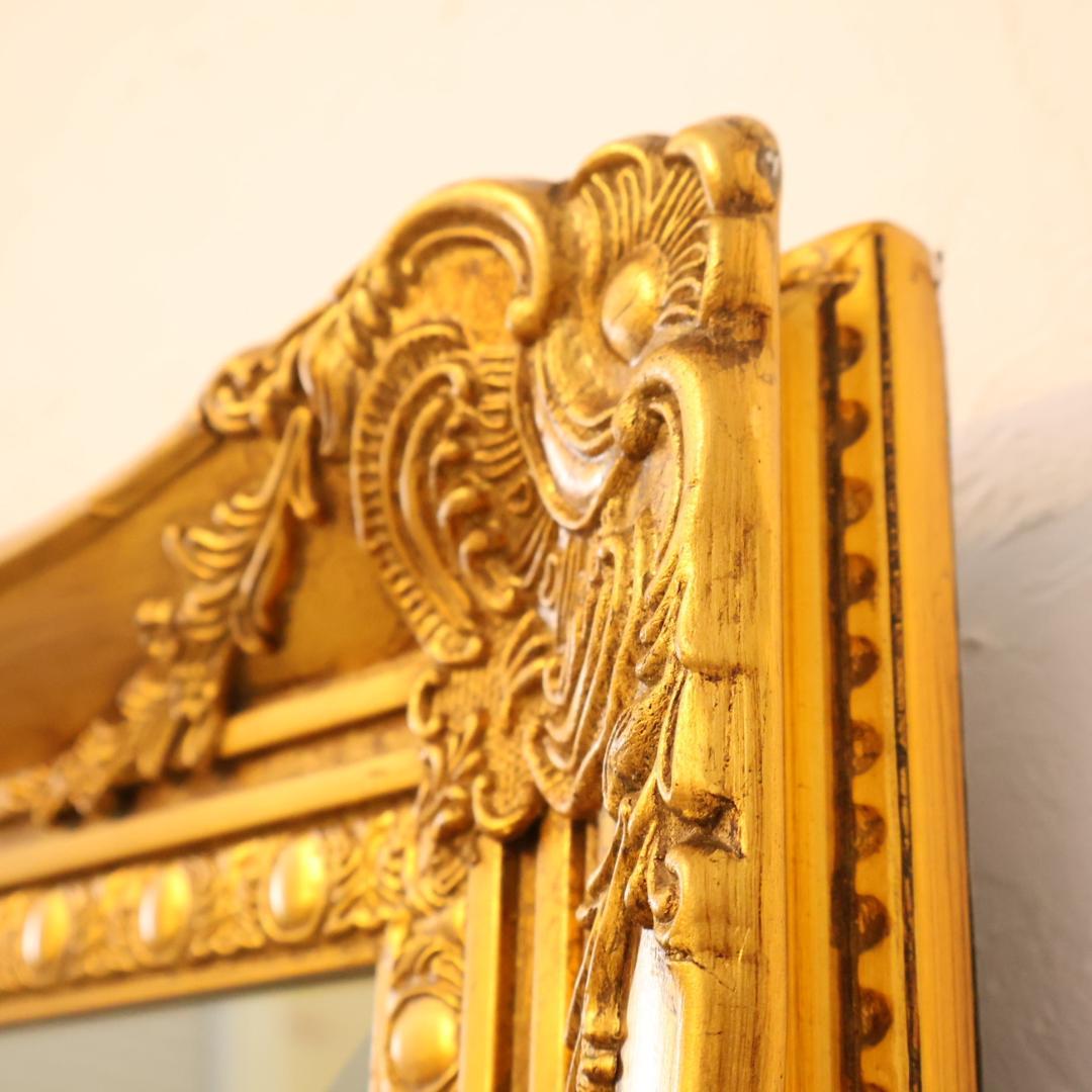 アンティーク調 ウォールミラー 全身鏡 ヴィンテージ エレガント クラシカル