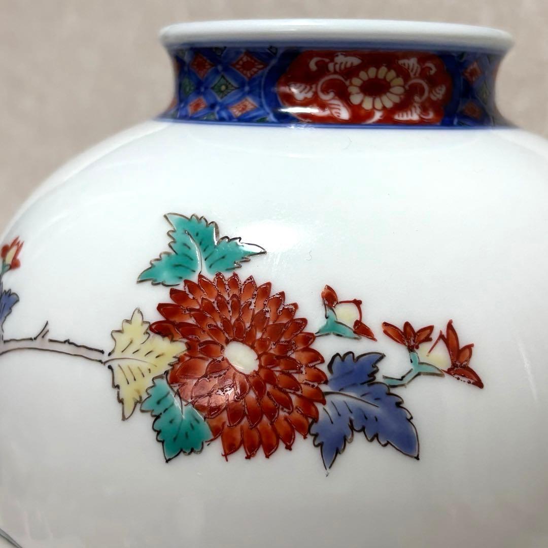 十四代 酒井田柿右衛門 染錦 花鳥文 花瓶 共箱 有田焼 - メルカリ