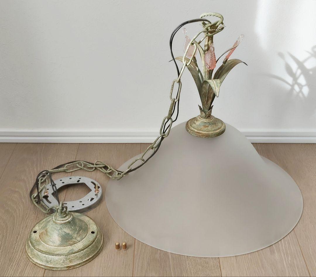 イタリア製 イルム ILUM 花型飾り コイズミ 天井照明 ペンダントライト