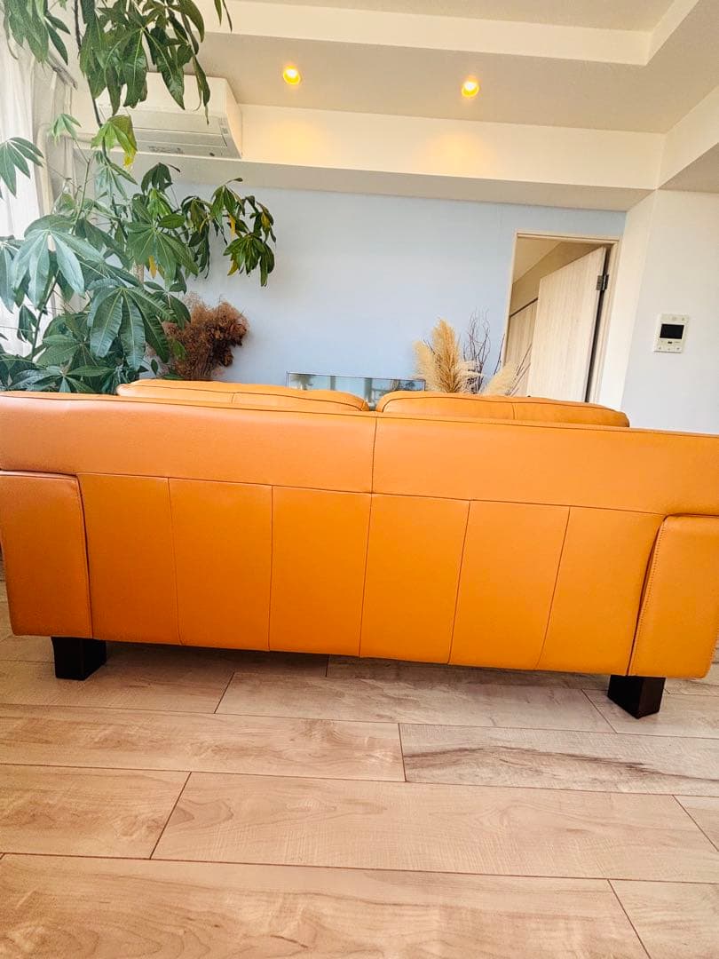 セリュー ソファ 1600スムース キャメル