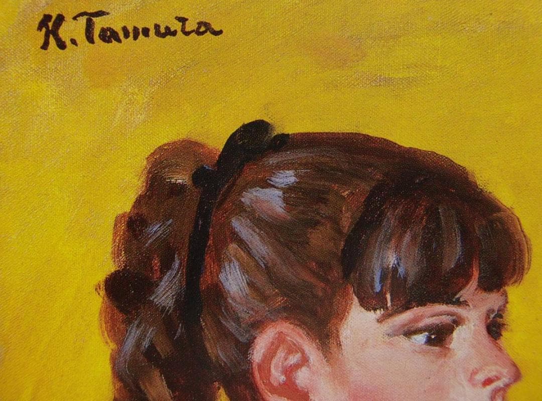 田村 孝之助、「婦人像」、希少画集・額装画、日本製・新品額縁にて額装致します