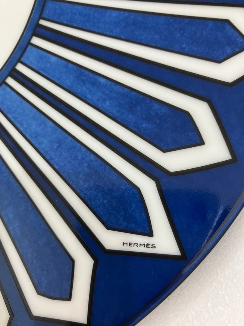 エルメス HERMES 新品未使用 ディナープレート2枚〈ブルー ダイユール〉