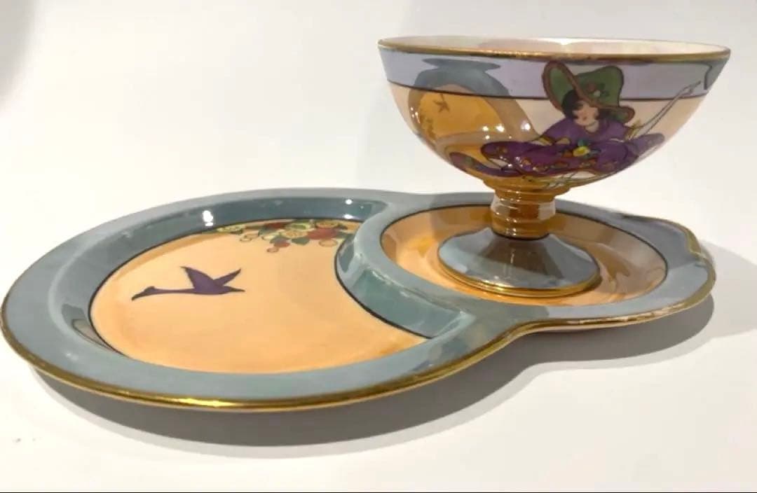 オールドノリタケ アールデコ アイスクリームセット - メルカリ