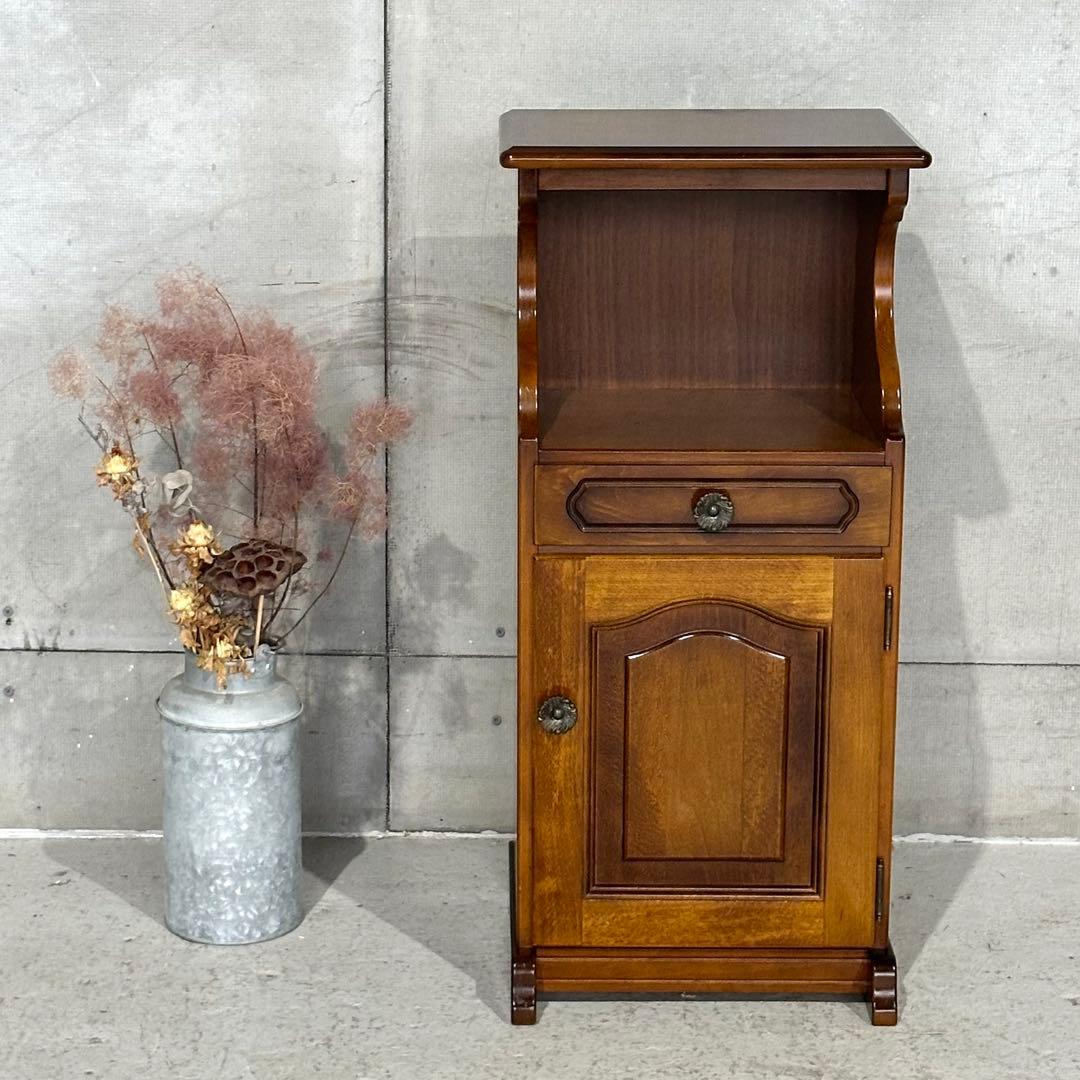 ✦昭和レトロ✦カリモク 電話台｜キャビネット 喫茶店・店舗什器 karimoku