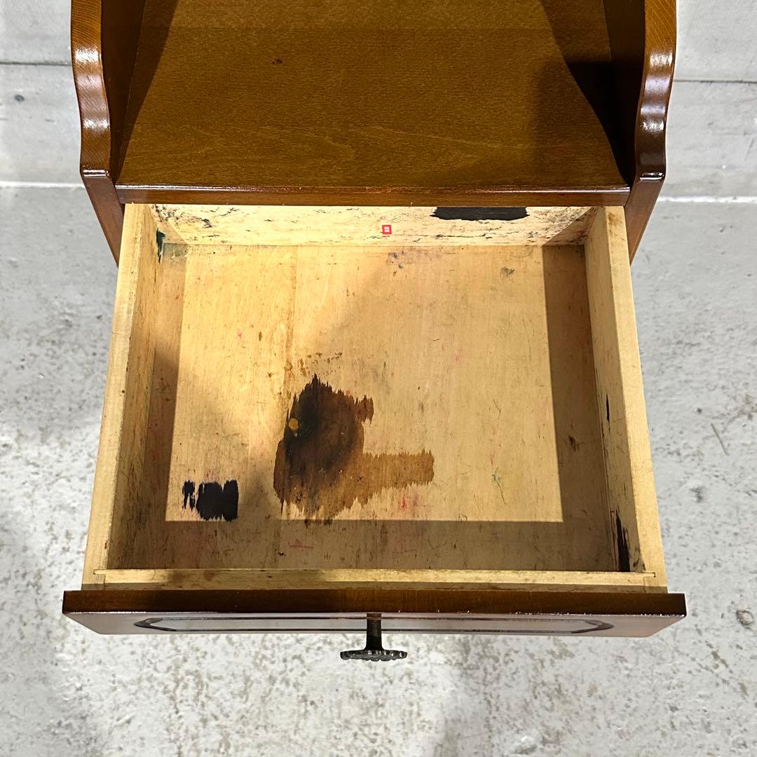 ✦昭和レトロ✦カリモク 電話台｜キャビネット 喫茶店・店舗什器 karimoku