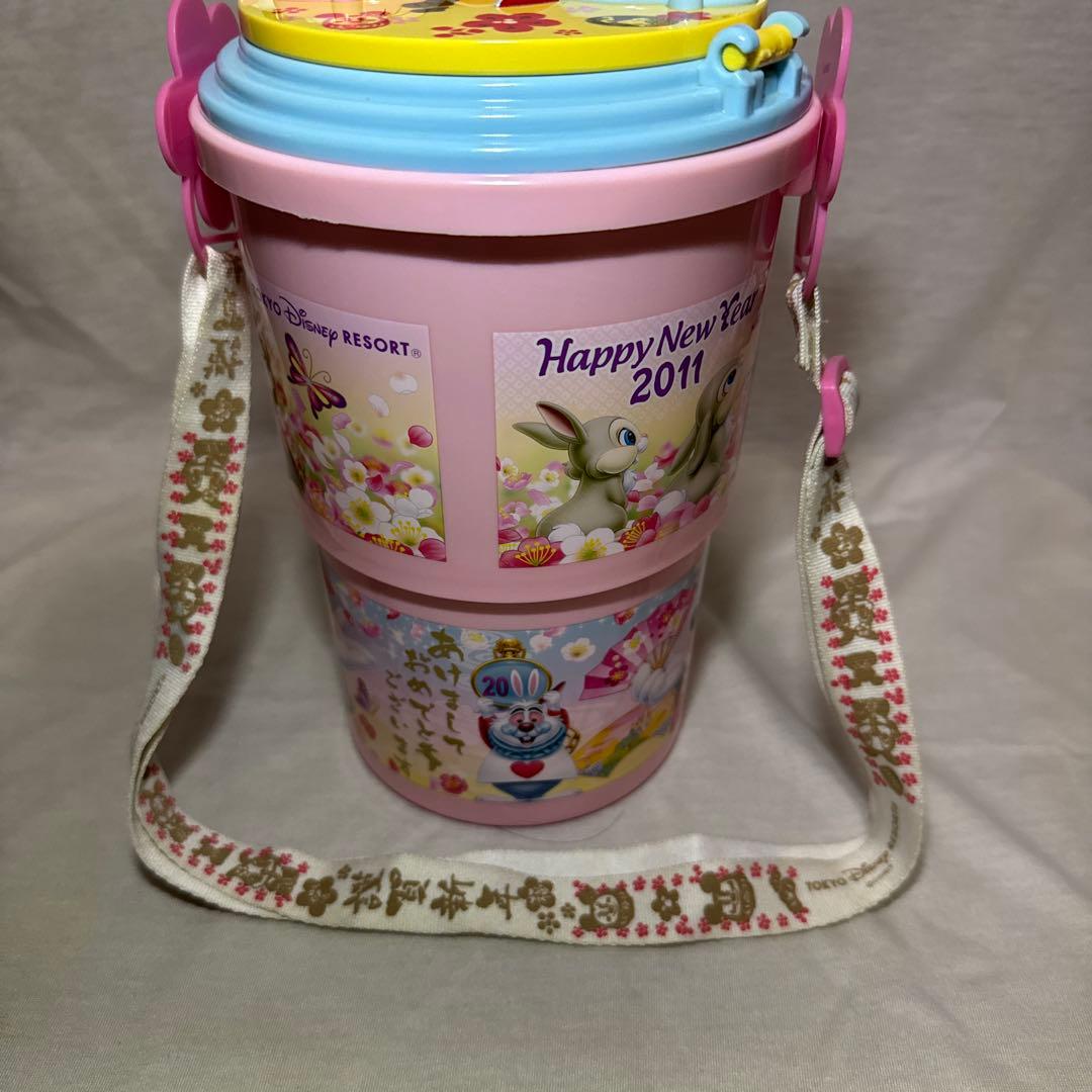 ディズニー ポップコーンバケット 2011年お正月 干支 卯年 (未使用