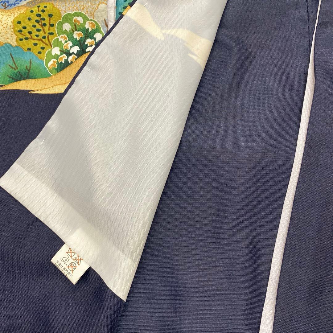 【新品未使用品】七五三 男児祝い着袴五歳 フルセット 化繊 ポリエステル