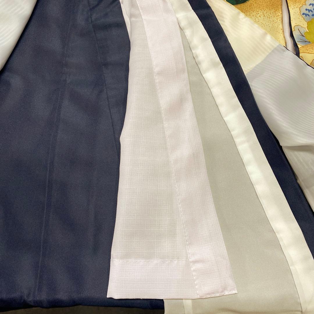 【新品未使用品】七五三 男児祝い着袴五歳 フルセット 化繊 ポリエステル