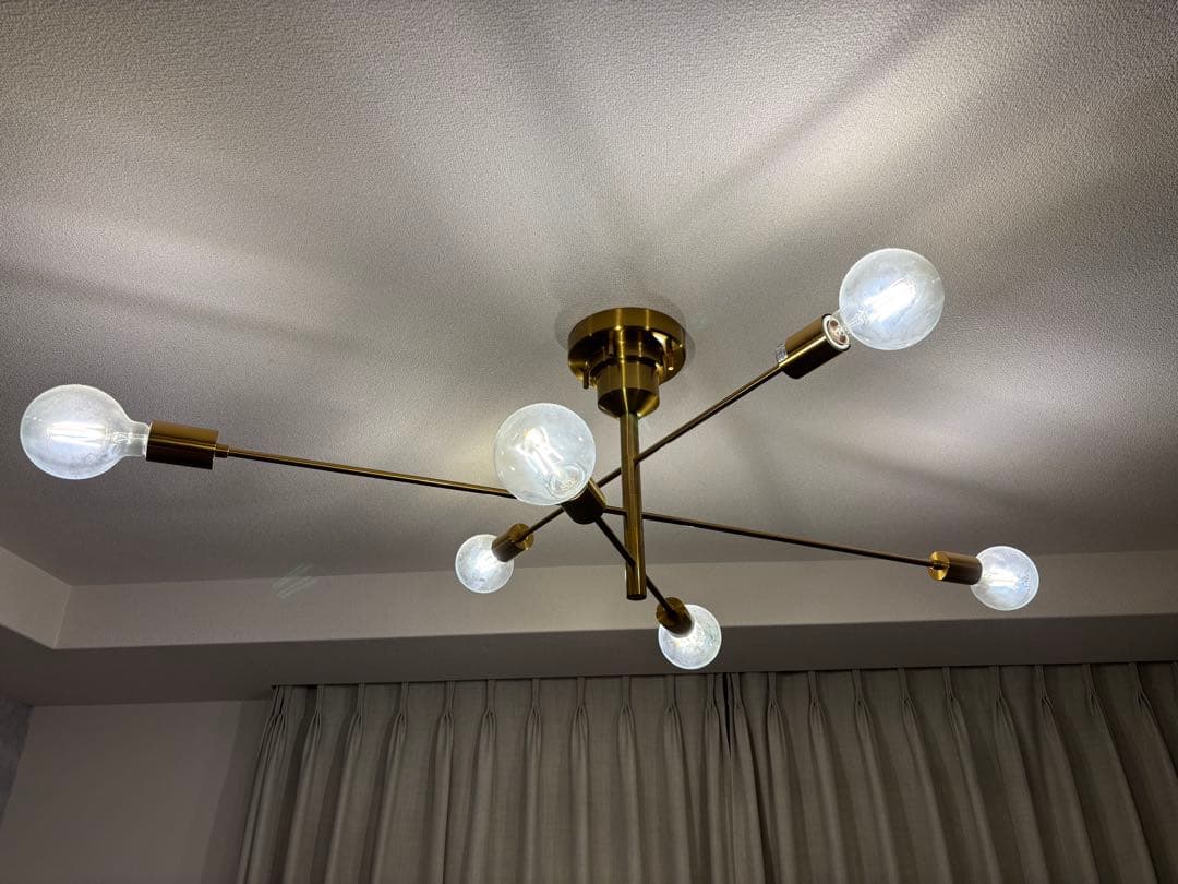 大幅値下げ中　unico Astre アストル ゴールド LED6灯付き