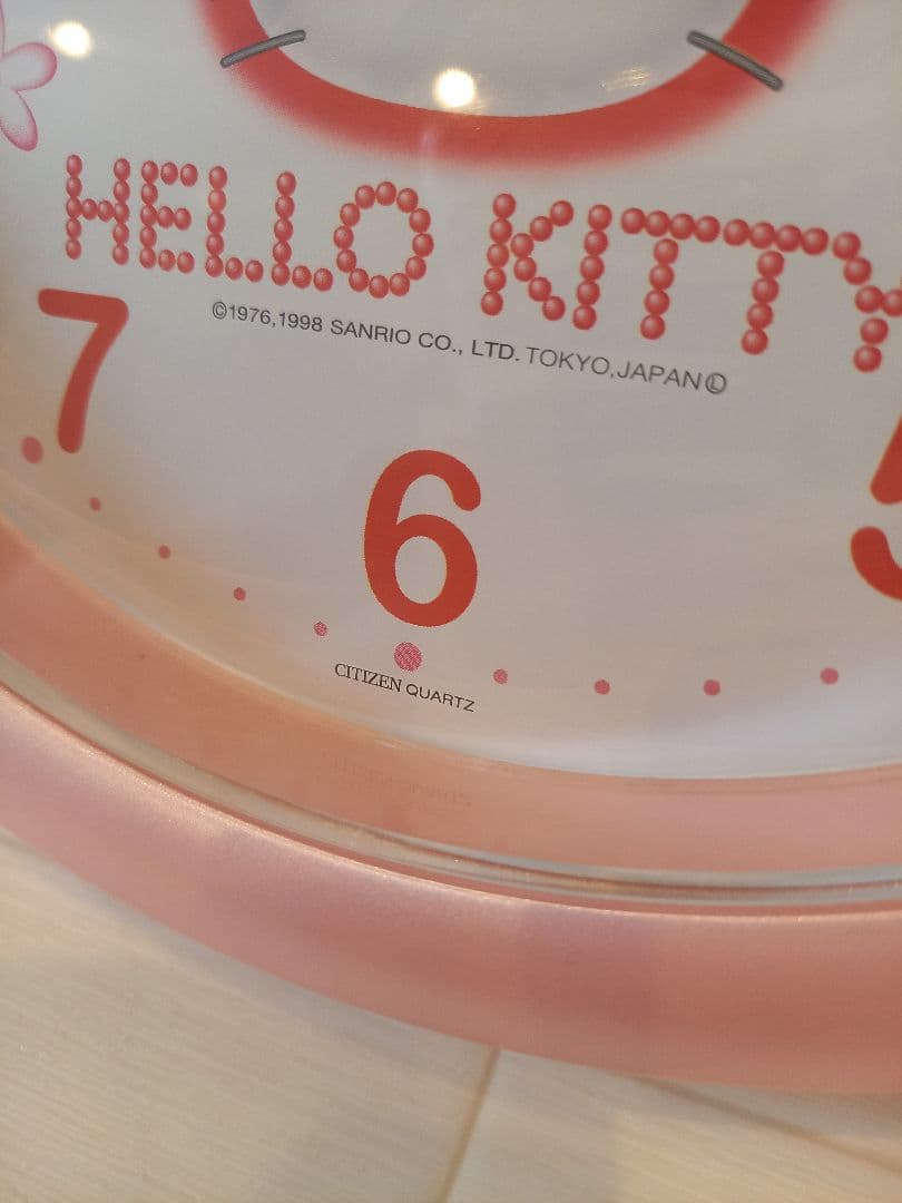 ハローキティ　さくらんぼ　掛け時計　1998　レトロ　希少♡　チェリー　サンリオ