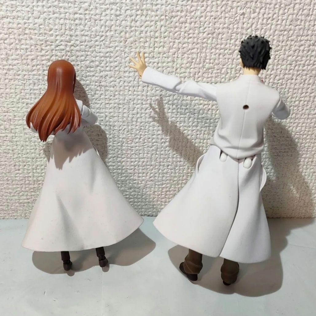☆　figma　シュタインズゲートフィギュア　牧瀬紅莉栖　白衣　岡部倫太郎　☆