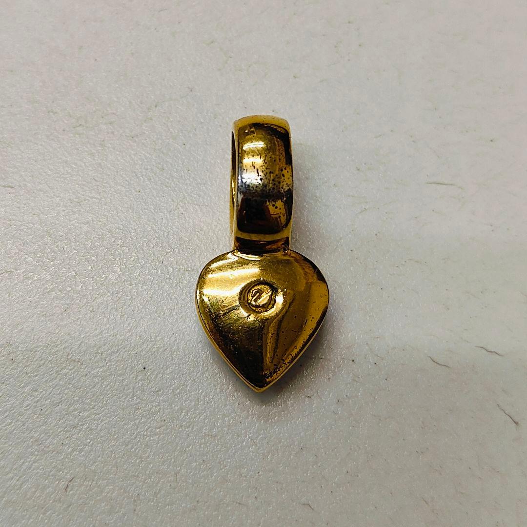 スワロフスキー　ハートペンダントトップ