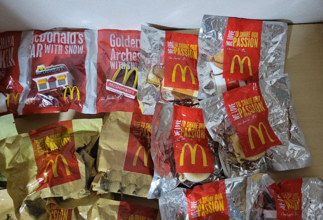 激レア！マクドナルド 新品フードストラップ1〜3弾コンプセット/非売品