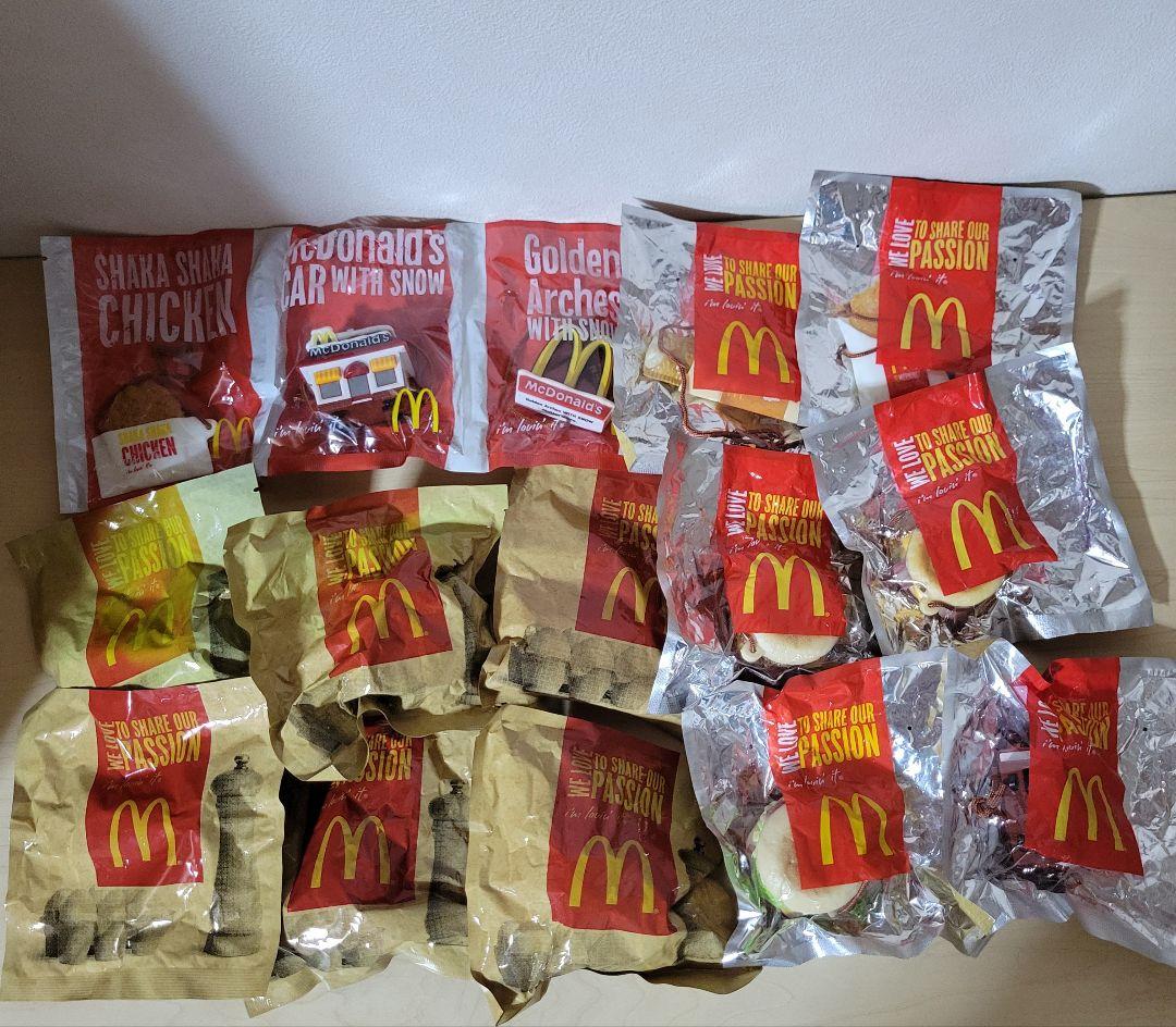 激レア！マクドナルド 新品フードストラップ1〜3弾コンプセット/非売品