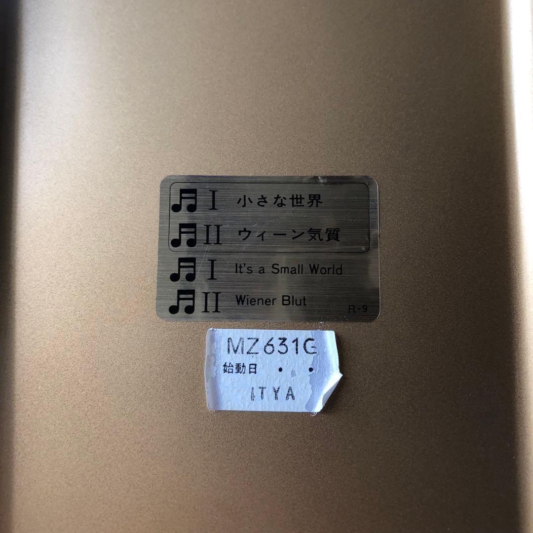 【動作確認済】SEIKO クォーツクロック Melodia メロディア 置時計