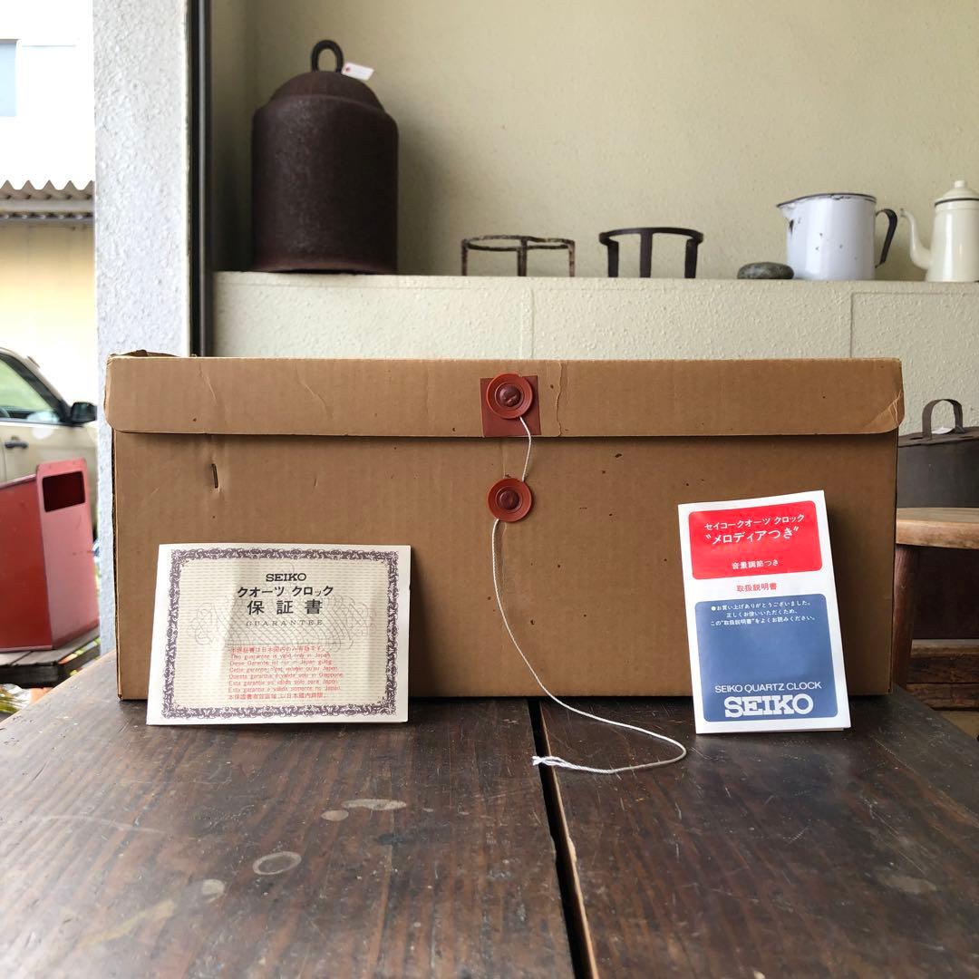 【動作確認済】SEIKO クォーツクロック Melodia メロディア 置時計