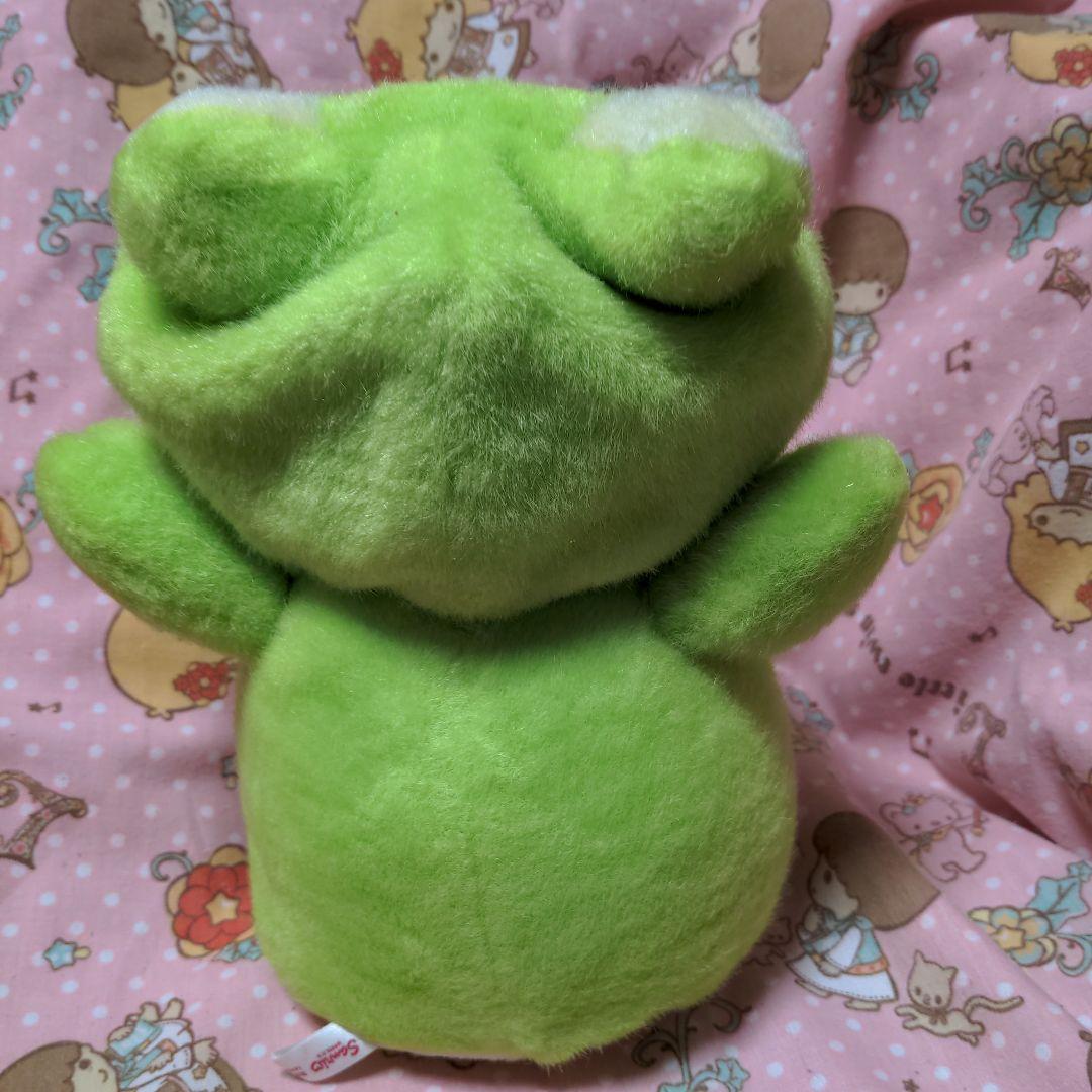 レア 昭和レトロ サンリオ ハローキティぬいぐるみ 着ぐるみカエル