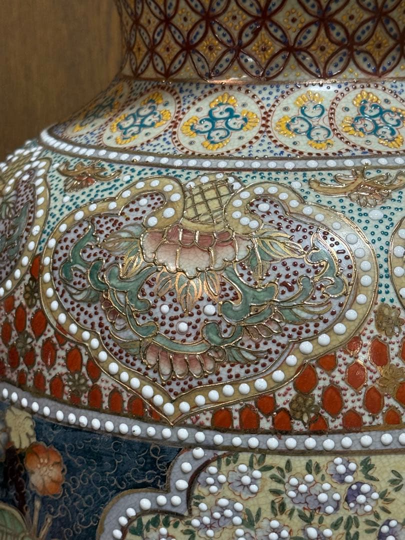 薩摩焼 金彩人物紋大瓶 特大 送料込み250527 - メルカリ