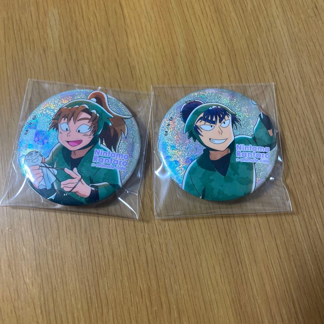 忍たま アニカフェ グリッター缶バッジ 食満留三郎/善法寺伊作 - メルカリ