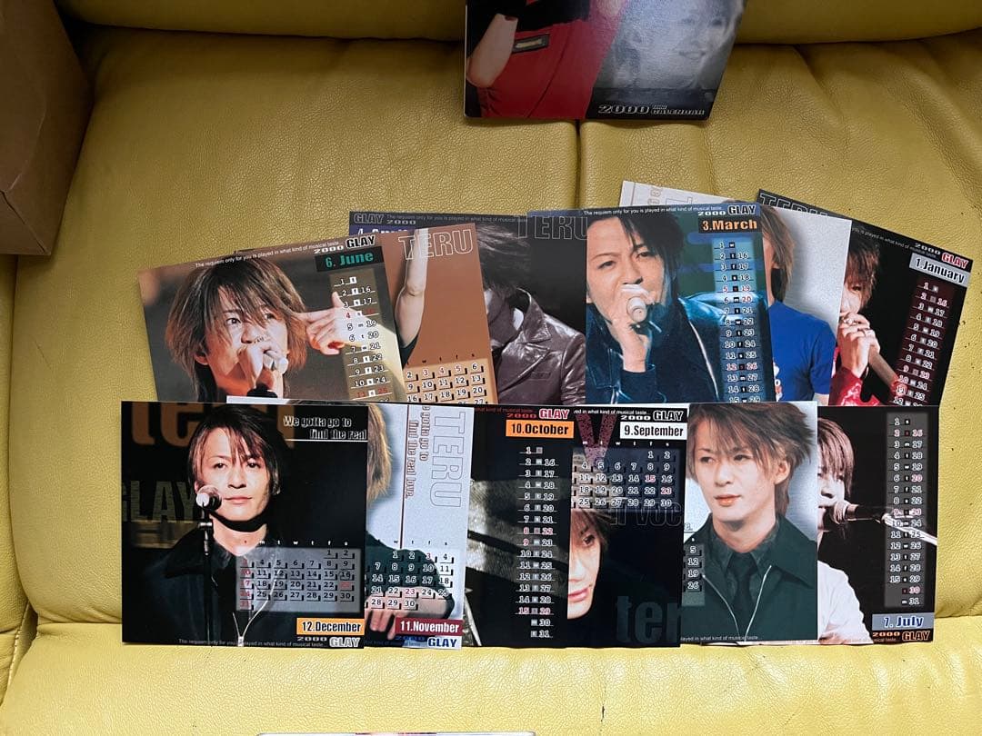 送料無料】GLAY TERU 1999年.2000年のミニカレンダー - メルカリ