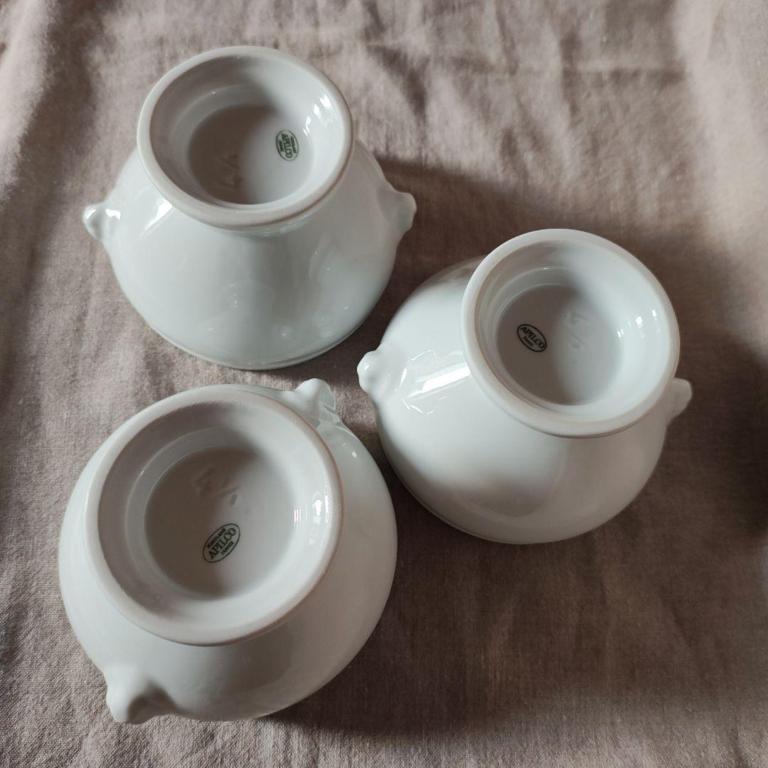 アピルコ　ライオンヘッド　スープボウル 3個セット