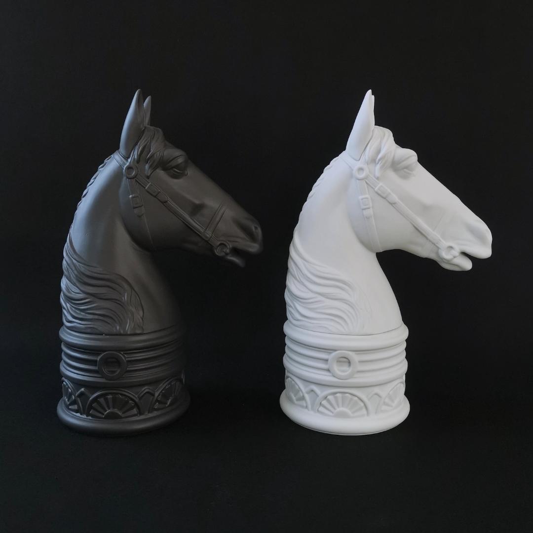 L'OBJET オブジェ 馬 ブックエンド 美品 リモージュ窯 フランス製