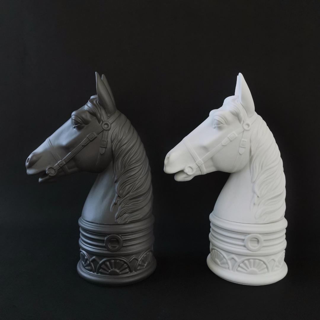 L'OBJET オブジェ 馬 ブックエンド 美品 リモージュ窯 フランス製