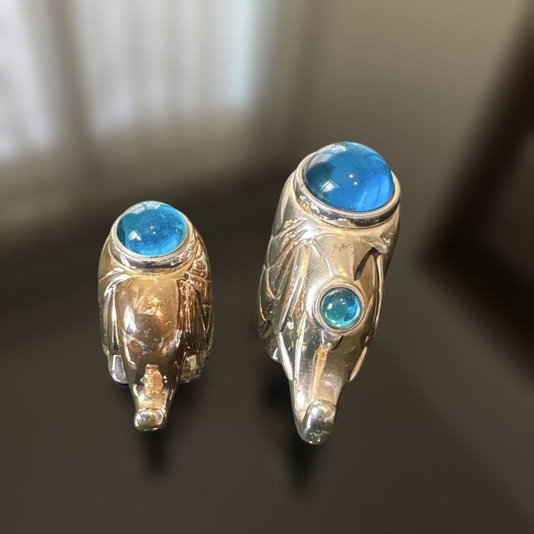 【激レア】✨CHRISTOFLE✨クリストフル エレファント 象 置物　銀