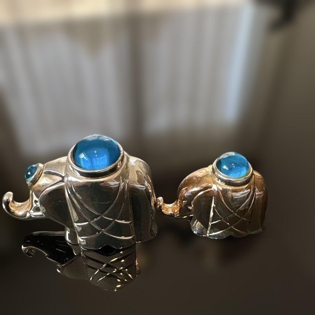 【激レア】✨CHRISTOFLE✨クリストフル エレファント 象 置物　銀