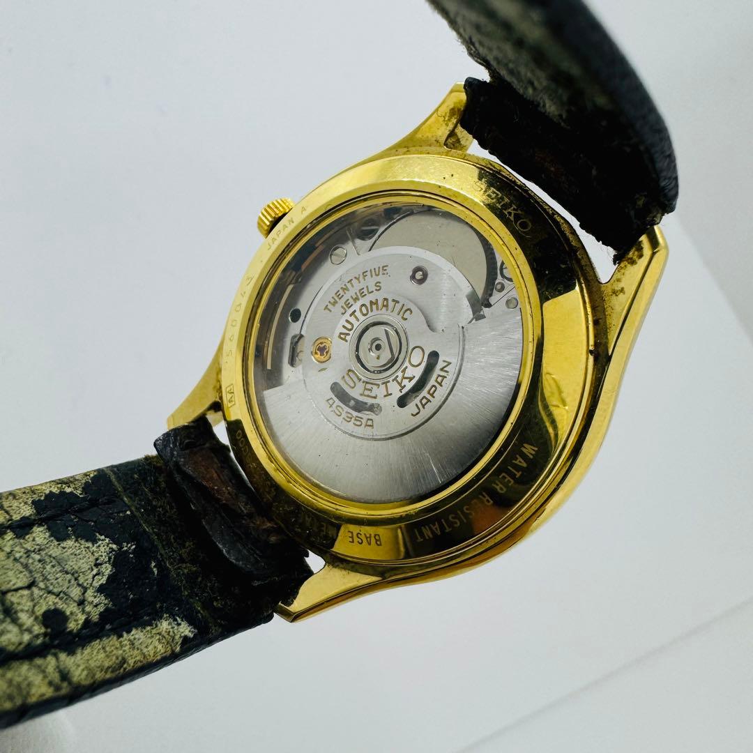 ✨SEIKO✨メカニカルデイト✨自動巻き✨裏スケルトン✨オートマチック✨腕時計✨