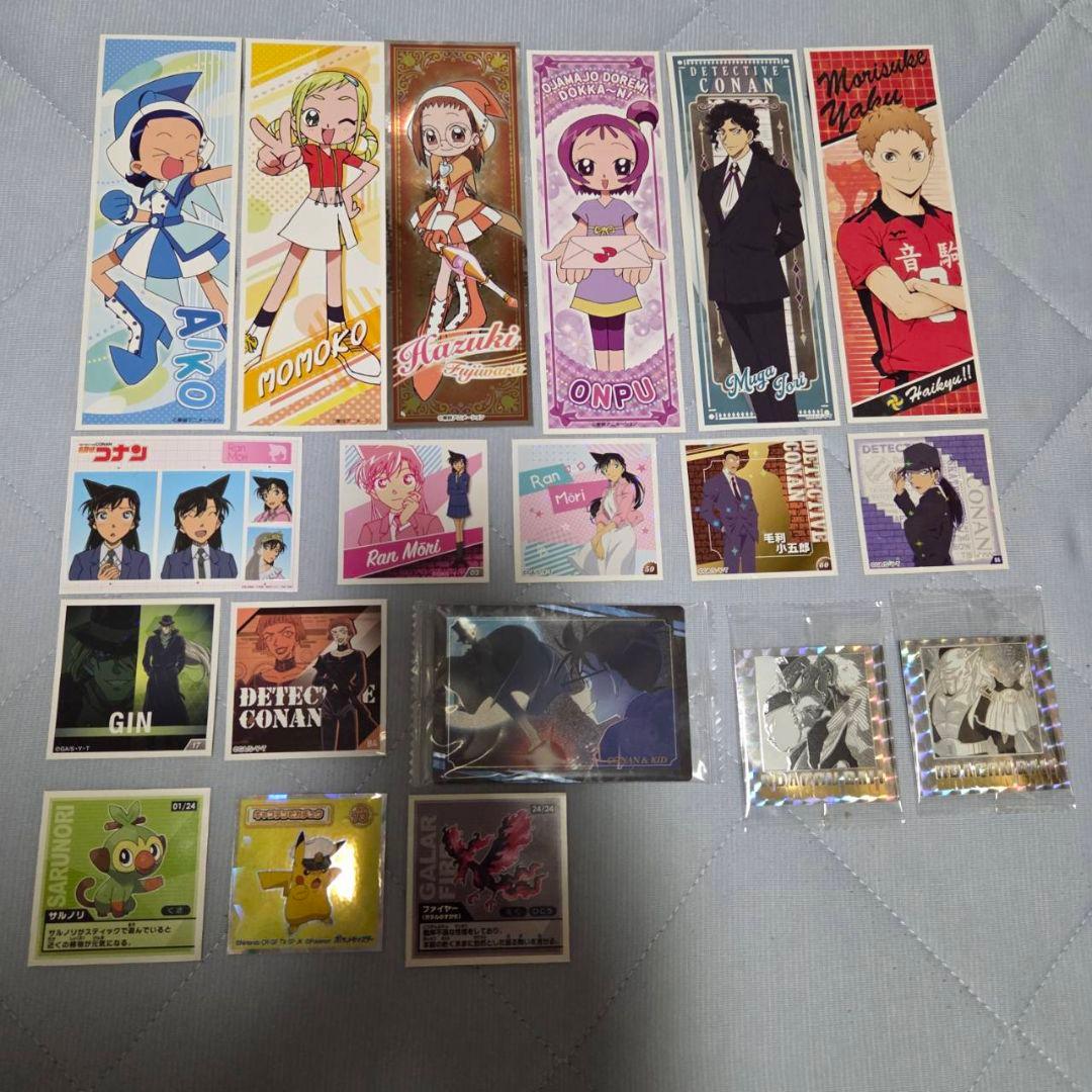 ステッカー シール まとめ売り 別売り✕ 名探偵コナン おじゃ魔女