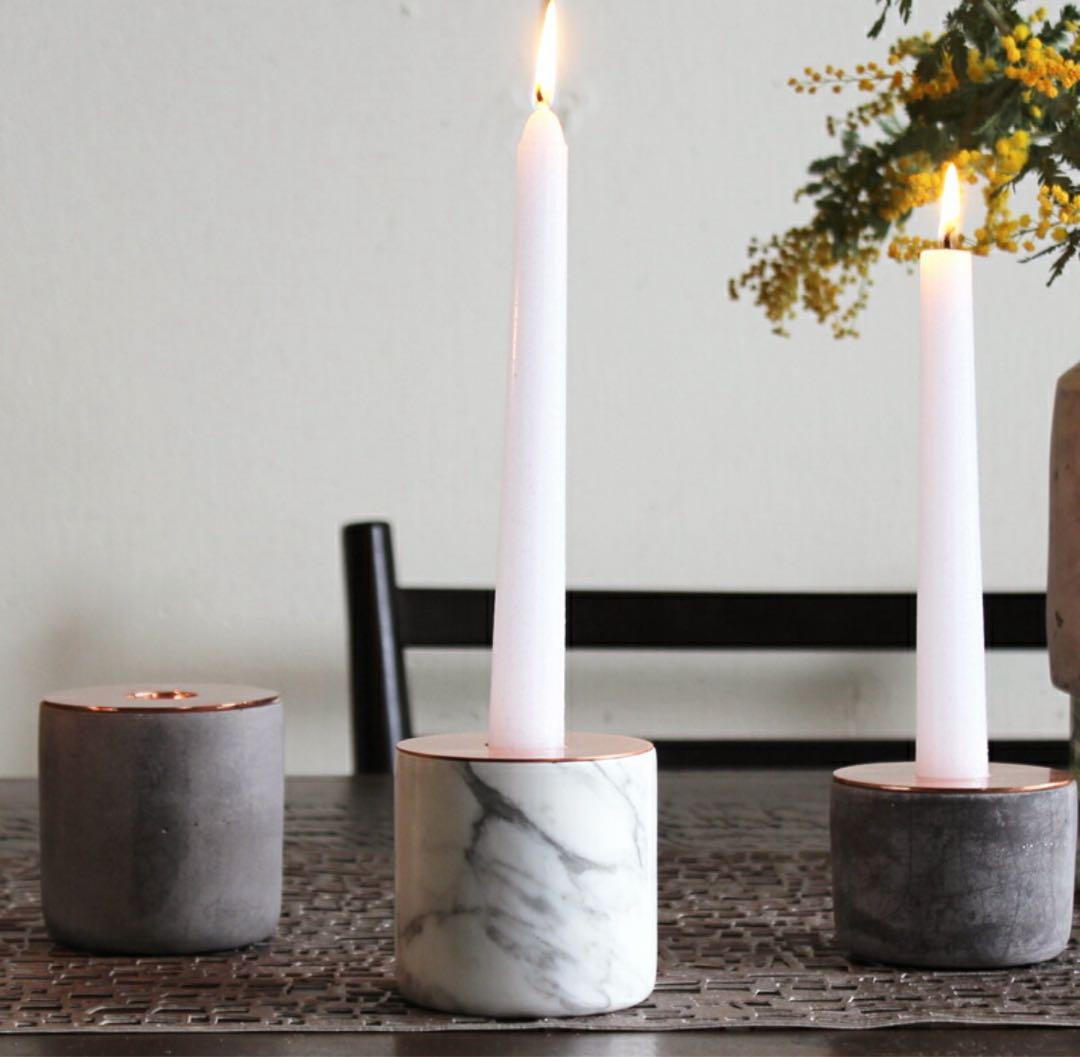 MENU CHUNK of Marble L チャンク キャンドルホルダー