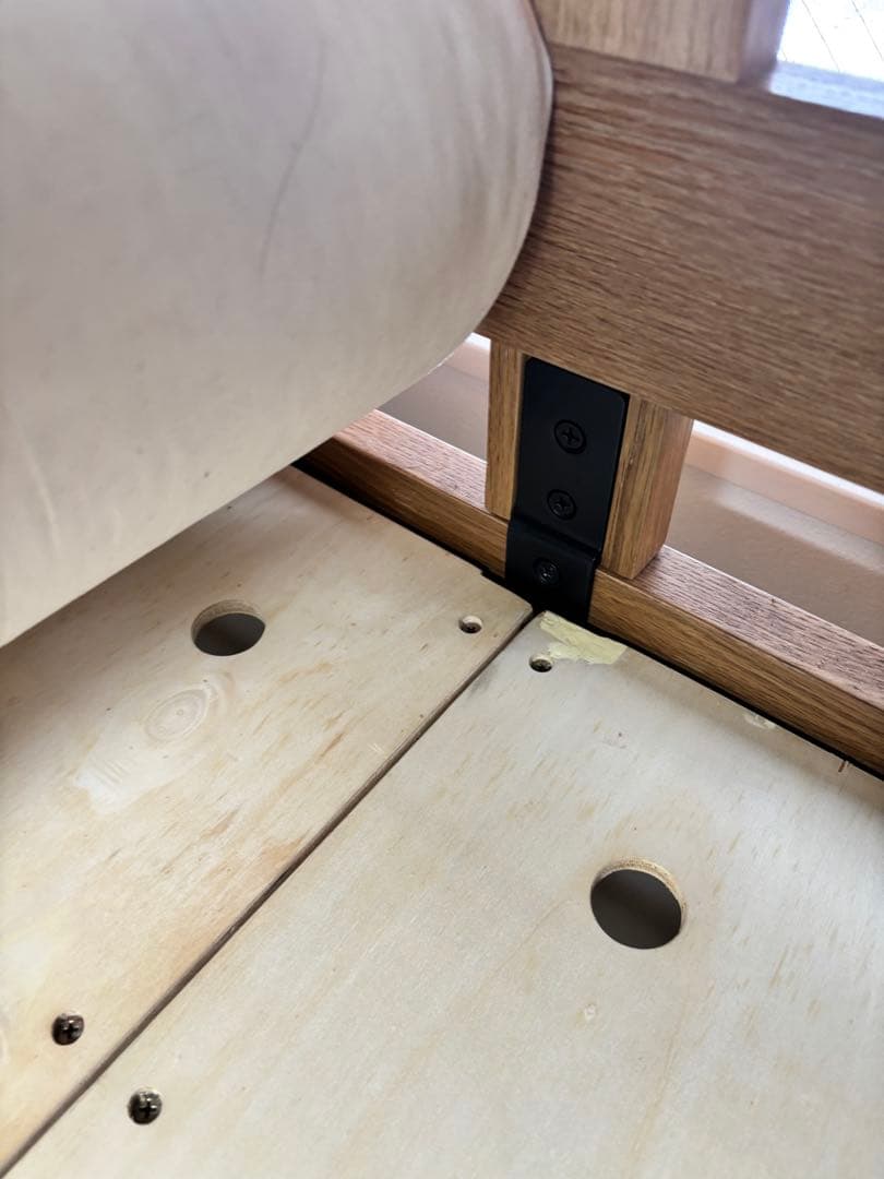 オーク材ハイベッド幅87.5×奥行204×高187cm 引き取り限定無印良品