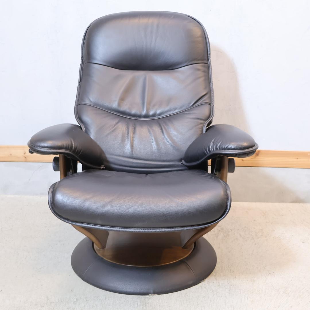 karimoku カリモク 本革 リクライニングチェア パーソナルソファ 1P