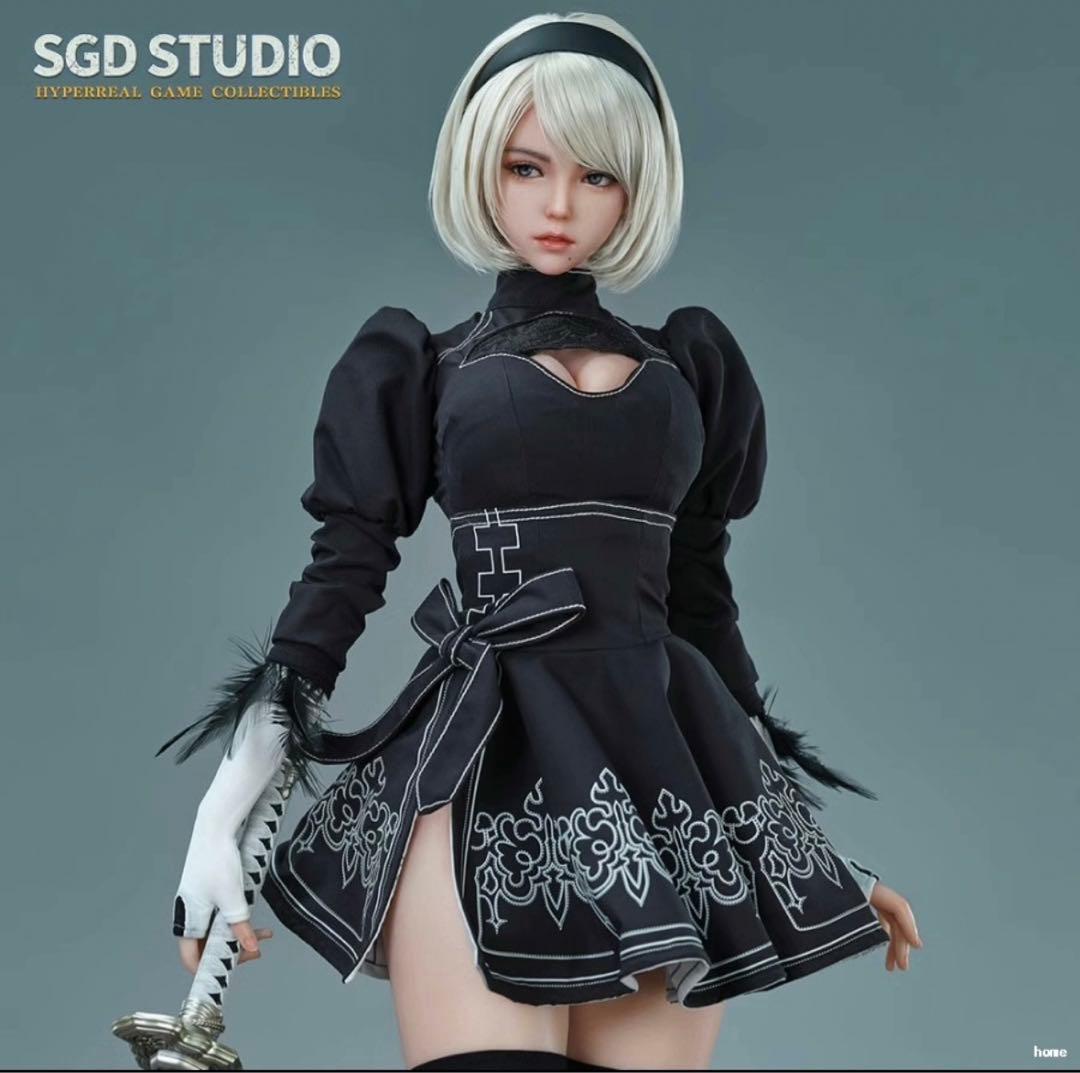 Nier ニーア オートマタ 2B 1／3 スケール 可動フィギュア - メルカリ