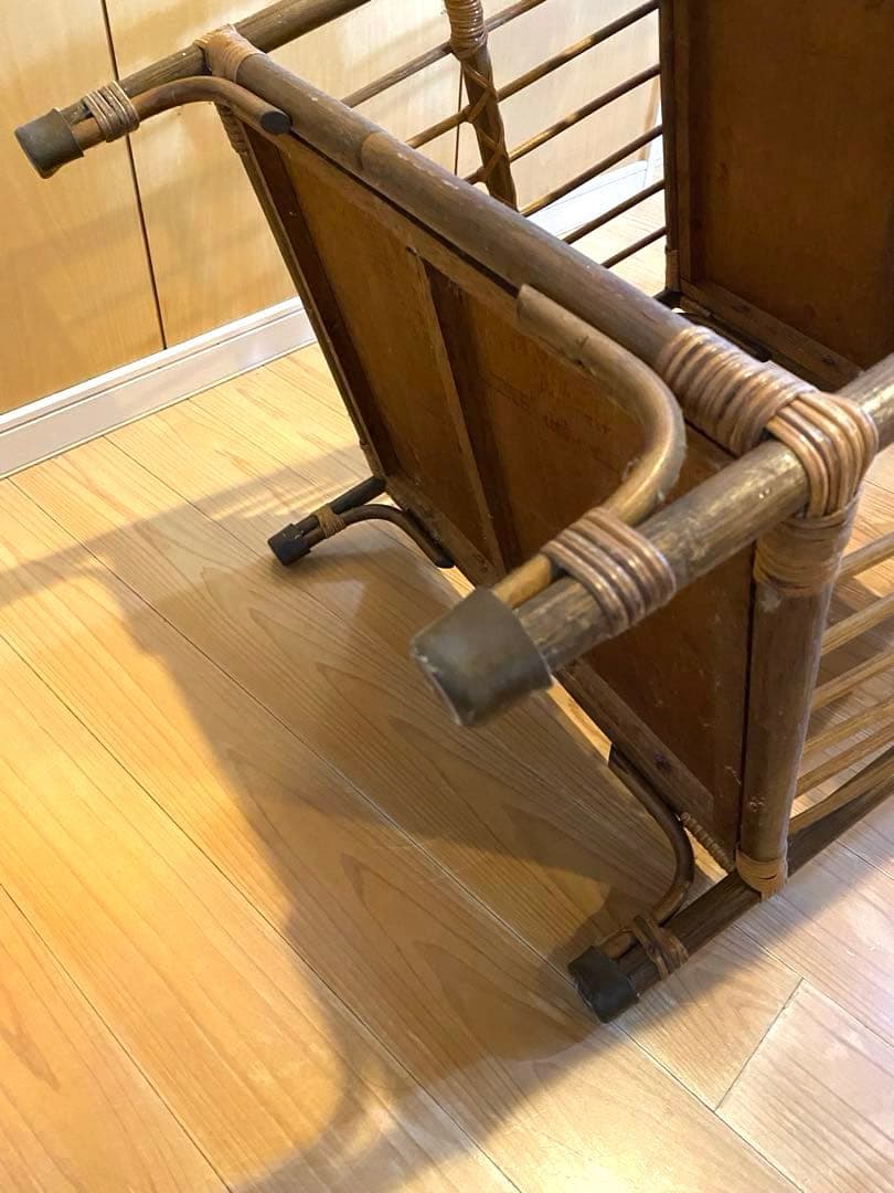 ラタン✴︎アーチ型✴︎オープンシェルフ✴︎アンティーク✴︎4段✴︎インテリア✴︎冬の模様替え