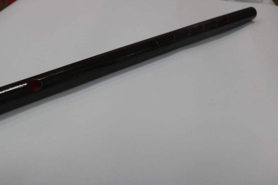 琉球横笛　竹製（Ｃ調）基本の音の高さになります。手工品　新品未使用