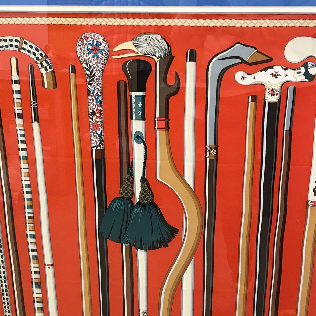 エルメス スカーフ HERMES 90カレ 額装 エルメス 90cm 額入り - メルカリ