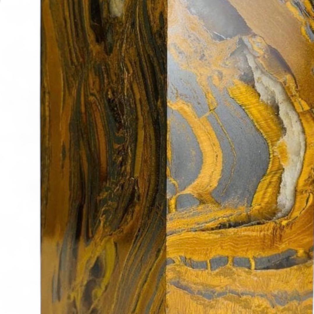 タイガーアイ｜特大 六角柱｜約34cm / 5.2kg