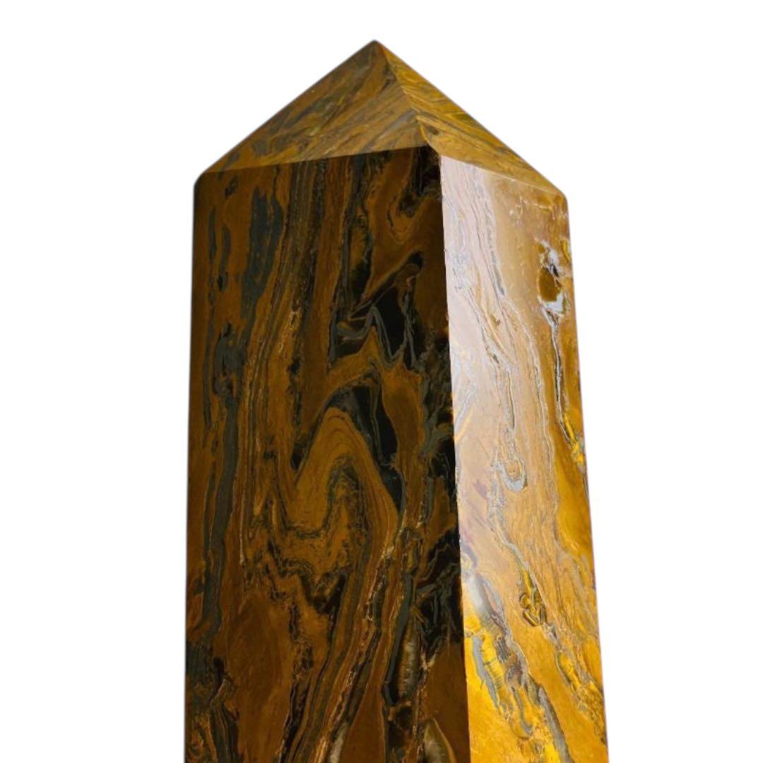 タイガーアイ｜特大 六角柱｜約34cm / 5.2kg