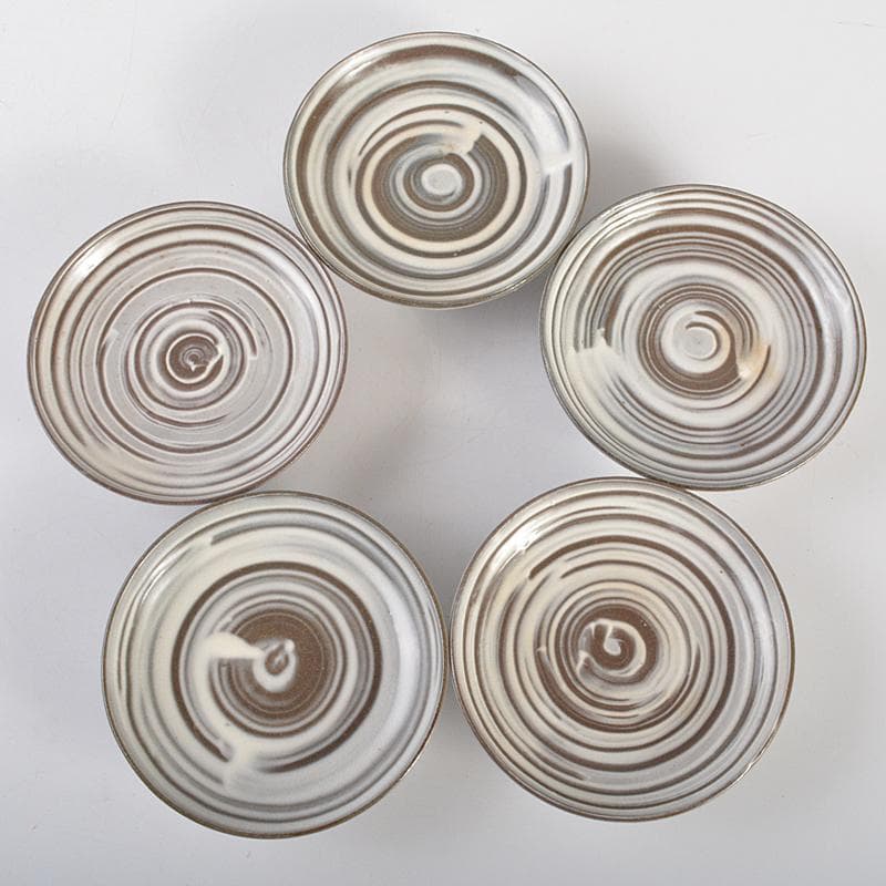 和食器 京焼 浅見五郎助 刷毛目 蓋向付 五客 共箱 V R6729B - メルカリ