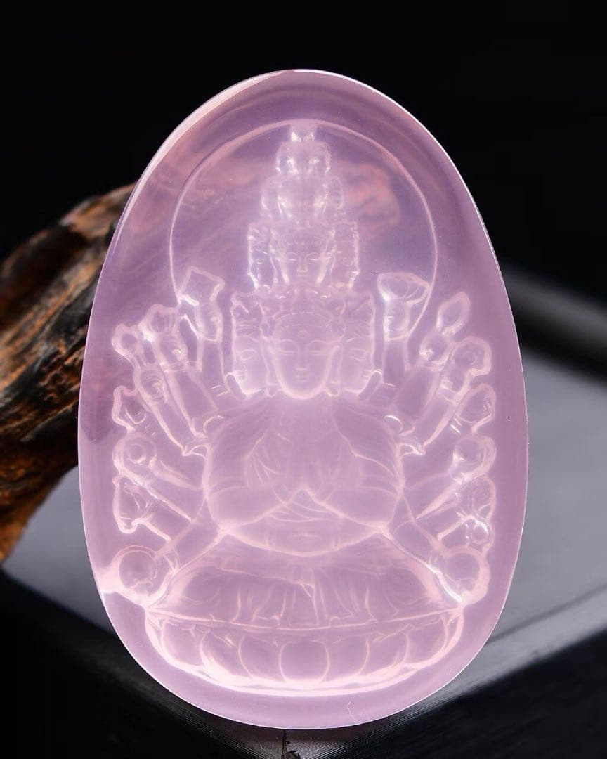 ⭐︎【天然】ローズクォーツ ペンダントトップ 50g