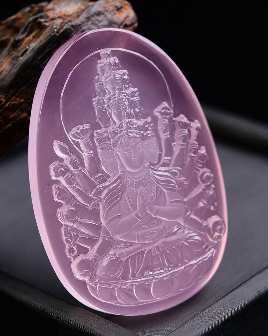 ⭐︎【天然】ローズクォーツ ペンダントトップ 50g