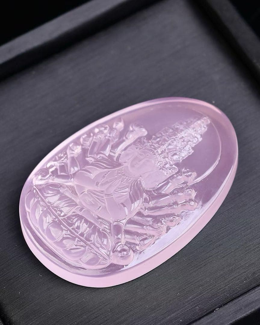 ⭐︎【天然】ローズクォーツ ペンダントトップ 50g