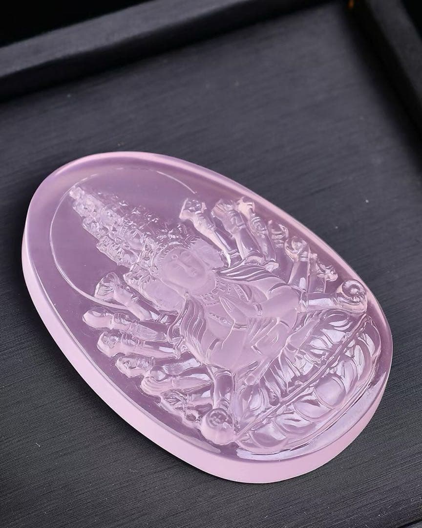 ⭐︎【天然】ローズクォーツ ペンダントトップ 50g