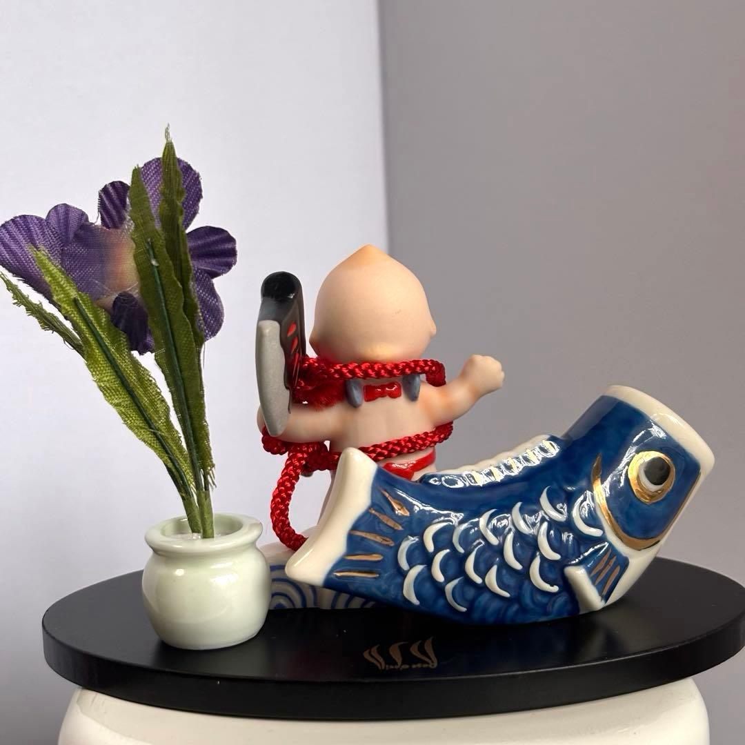 加藤工芸/キューピー歳時記/5月/金太郎/ローズオニール/フィギュアセット